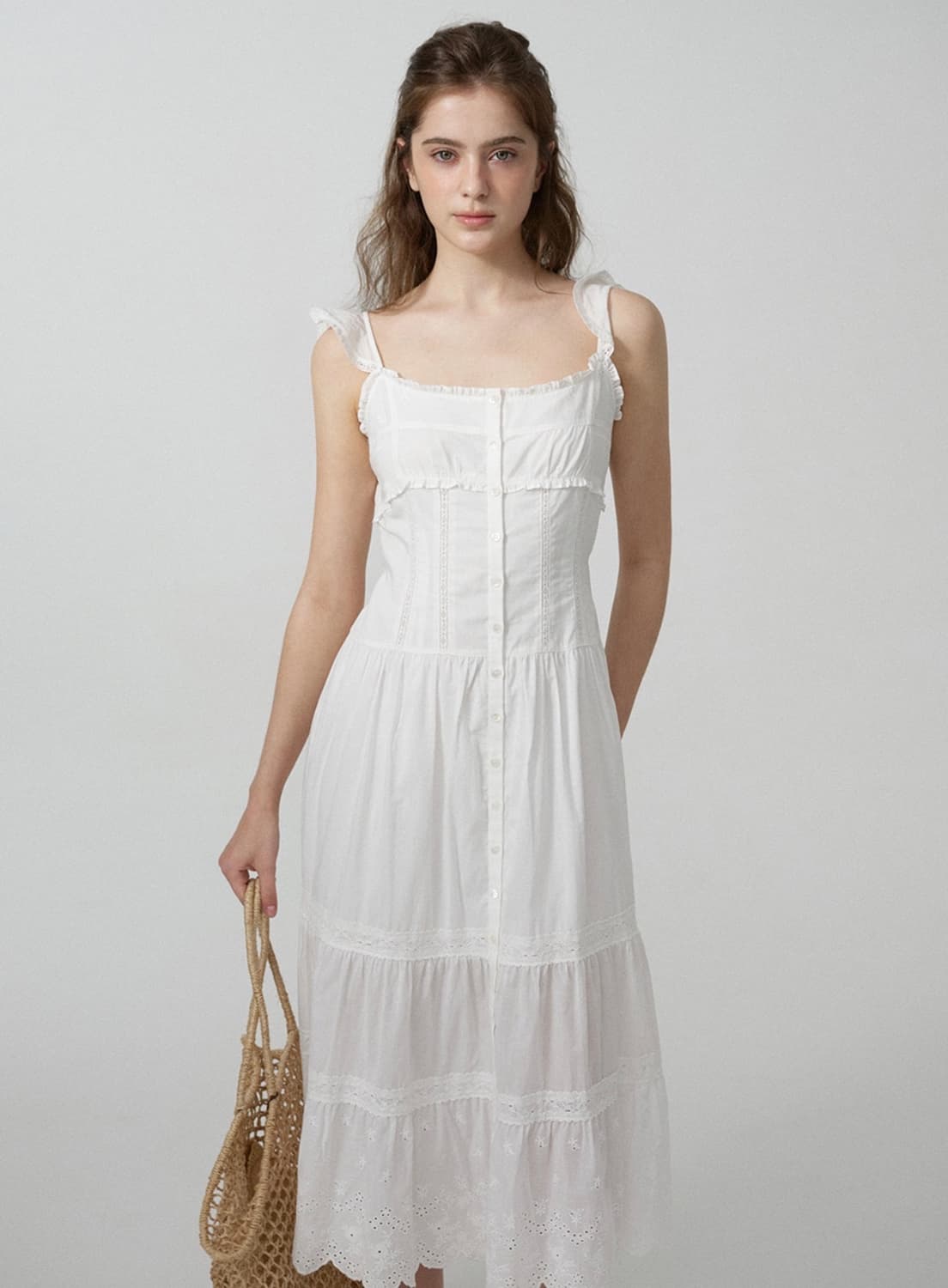 더바넷 Caron Tiered Sleeveless Dress 상품이미지2
