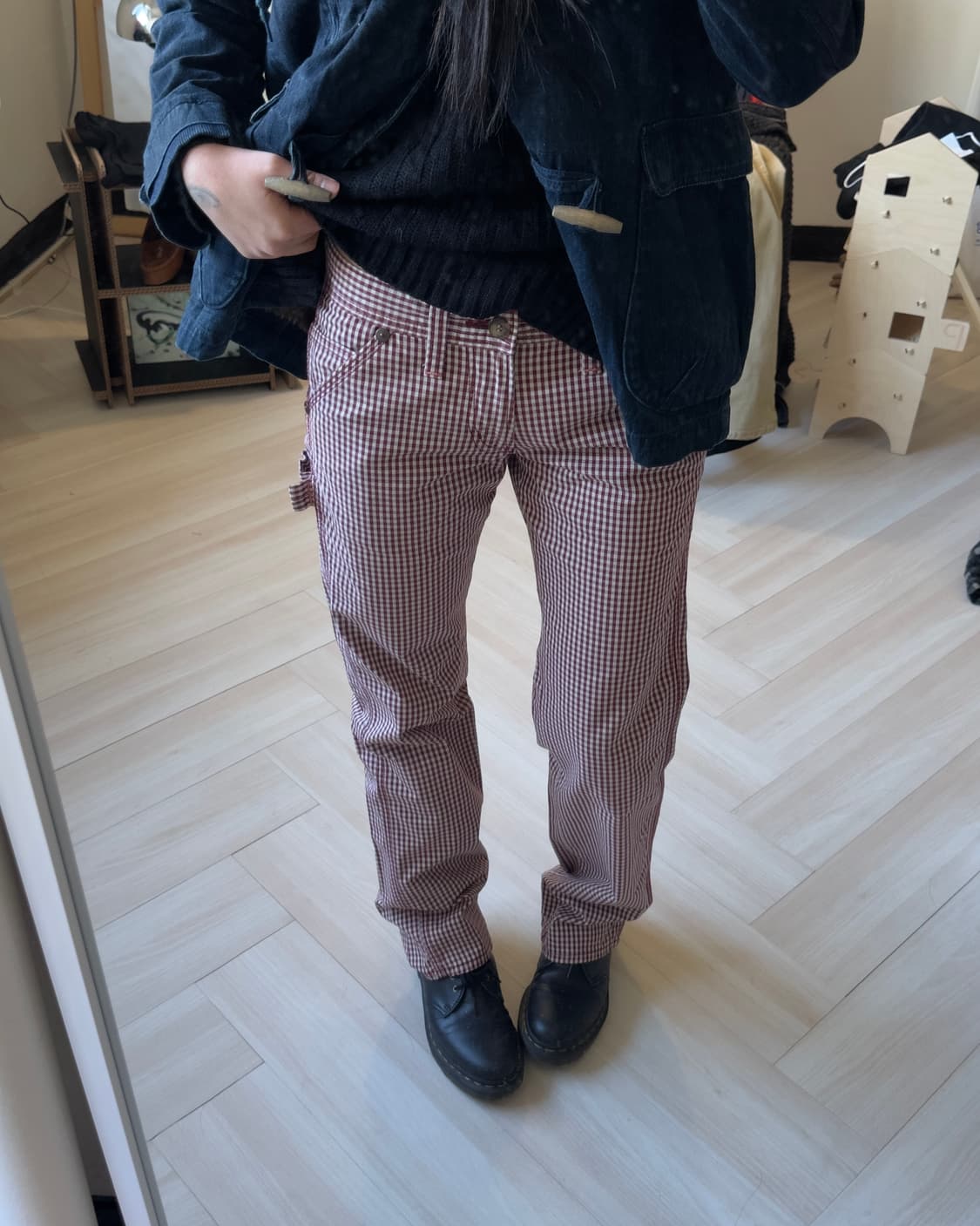 [ET BOITE] Check Carpenter Pants 상품이미지2