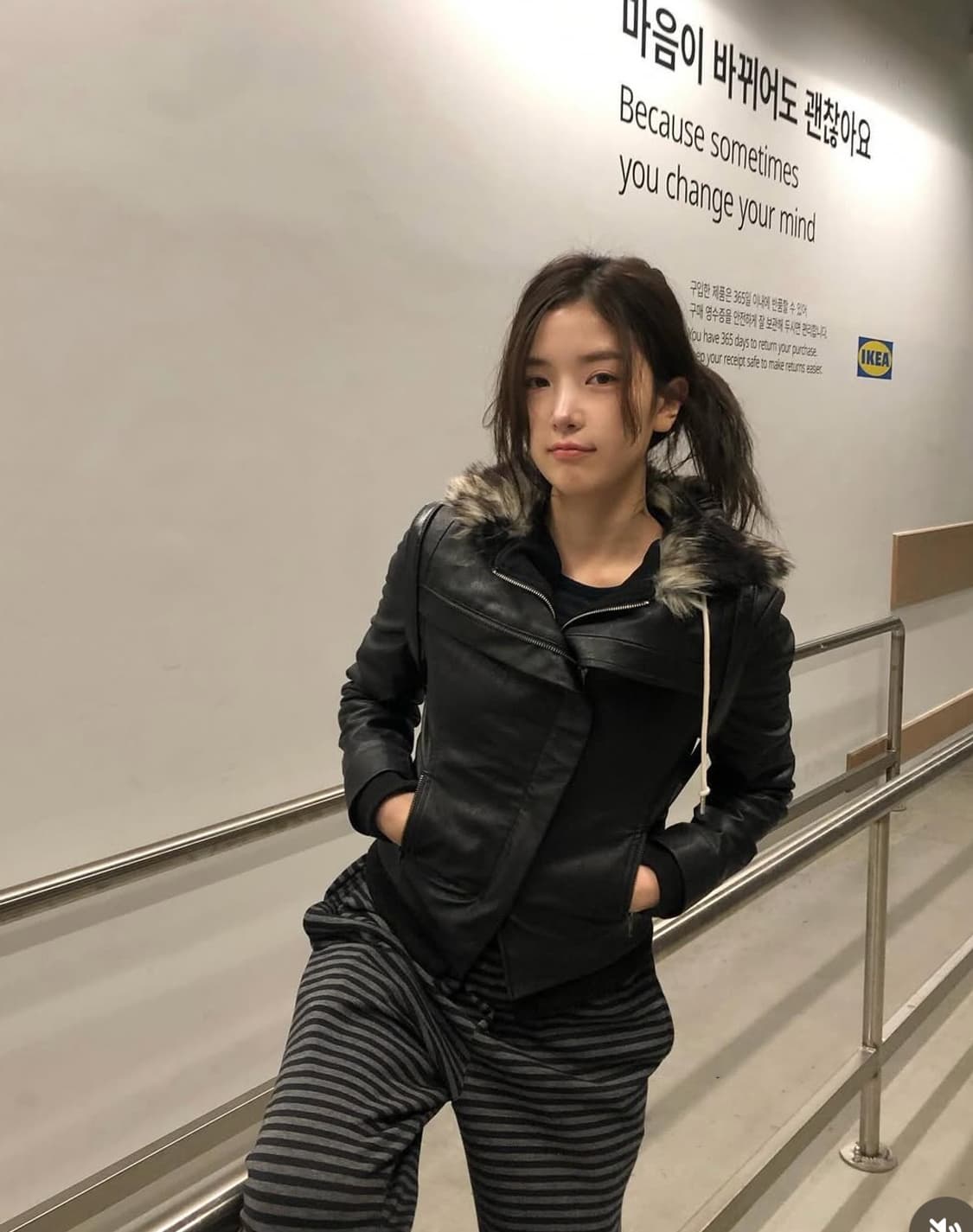 새제품) 세틀포문 레더 자켓 블랙 settle for moon M사이즈 상품이미지2