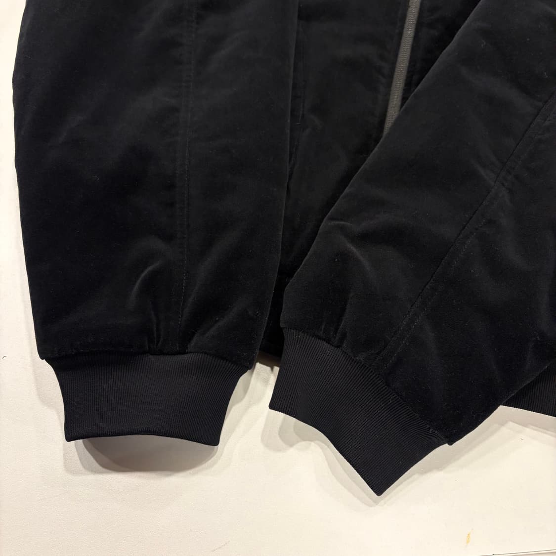 [L] 아디다스 벨벳 블랙 봄버 자켓 B969 상품이미지6