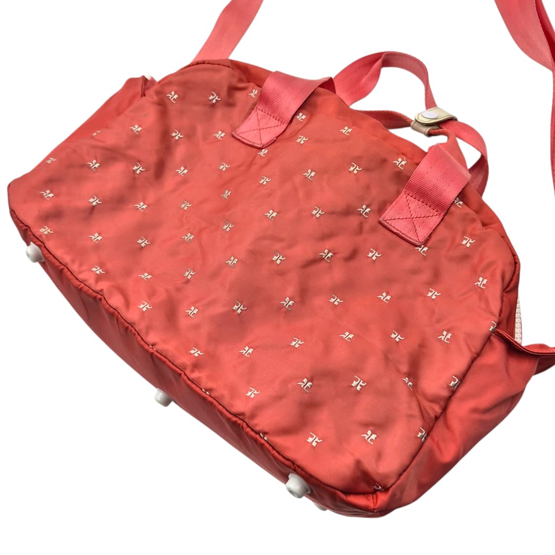 90s 꾸레쥬 퓨처 스포티 나일론 3way 보스턴백 상품이미지5