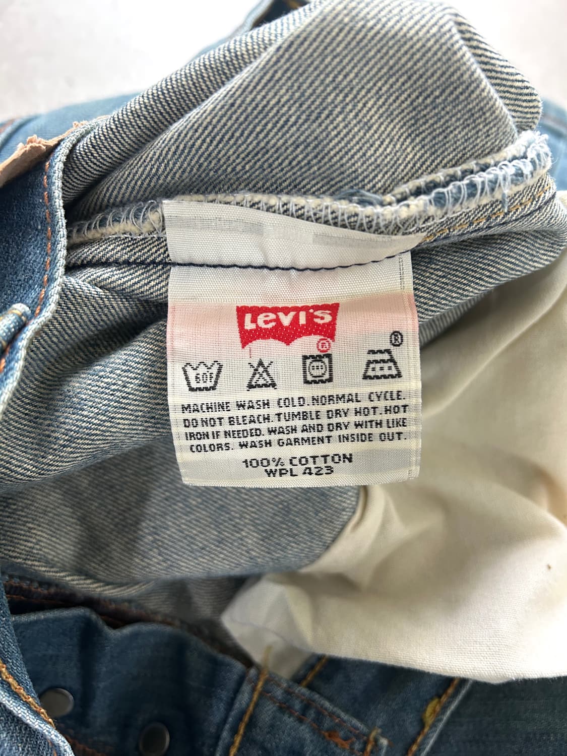 리바이스 00s 501 블루 워싱진 상품이미지7
