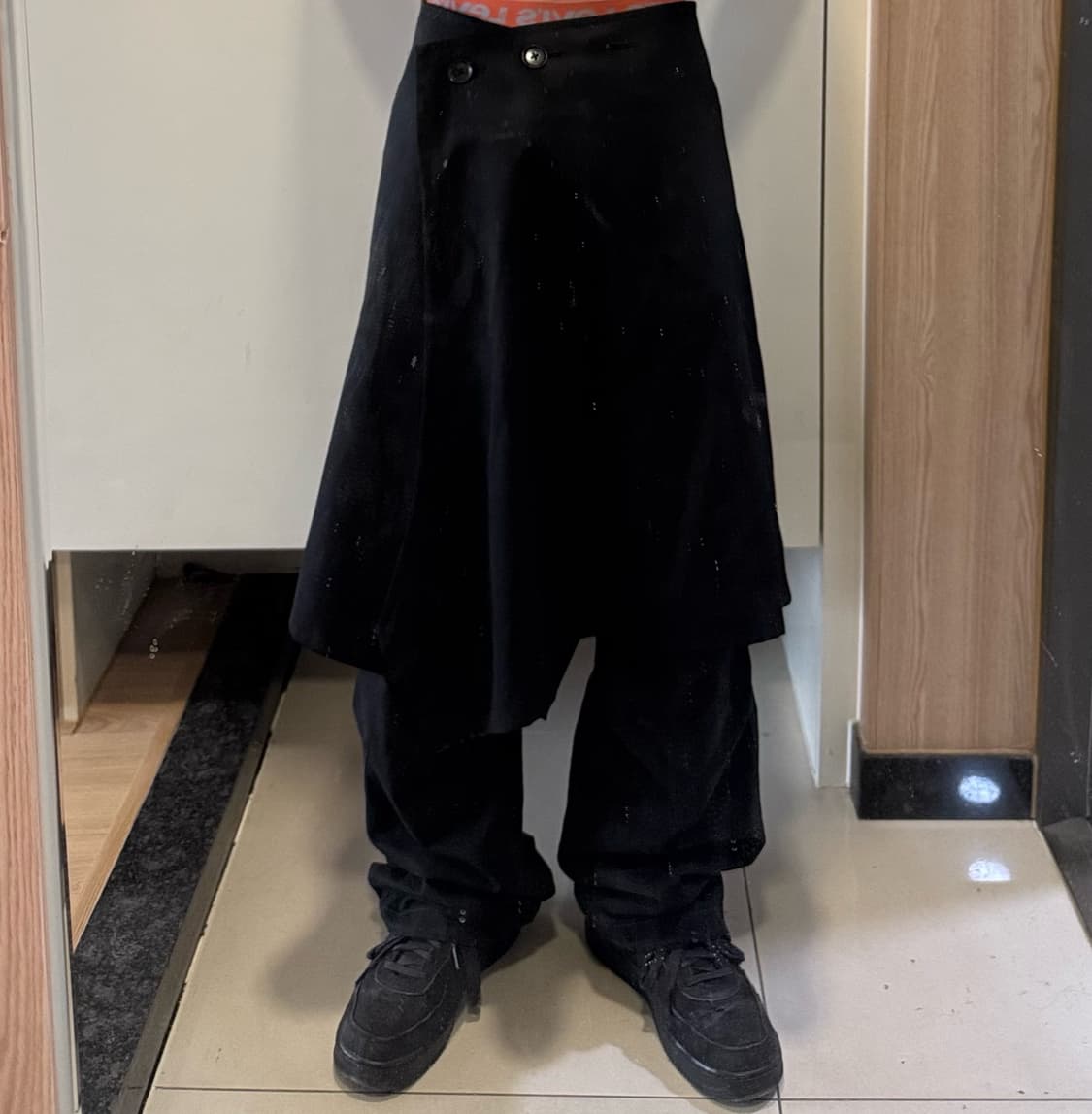 요지야마모토 랩 스커트  상품이미지1