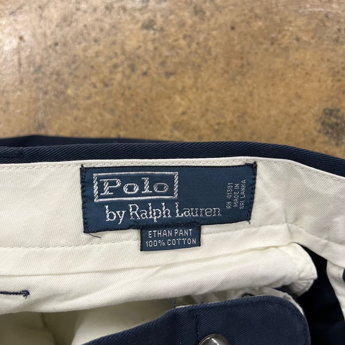 [정품] 폴로 랄프로렌 네이비 플리츠 바지 팬츠 상품이미지4