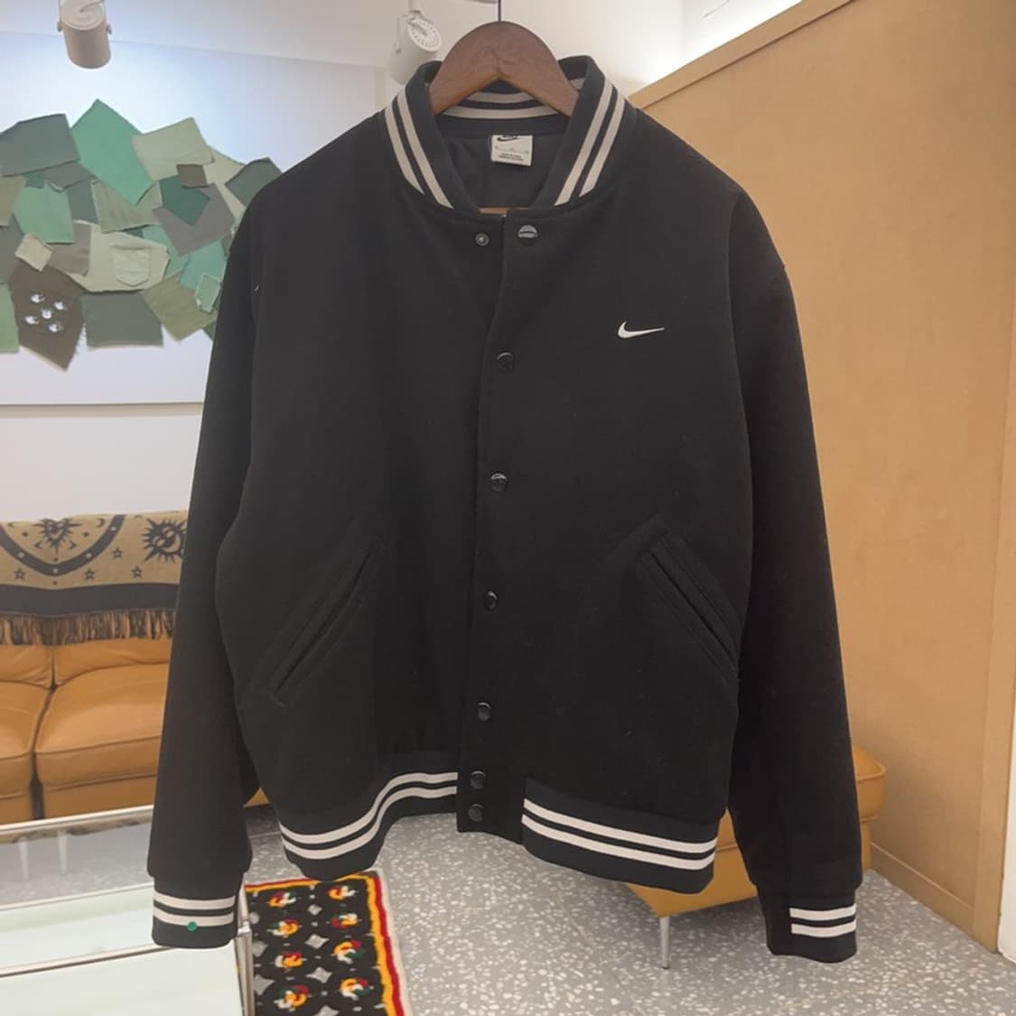 나이키 NSW 어센틱 모던 바시티 자켓 XL C07021 상품이미지3