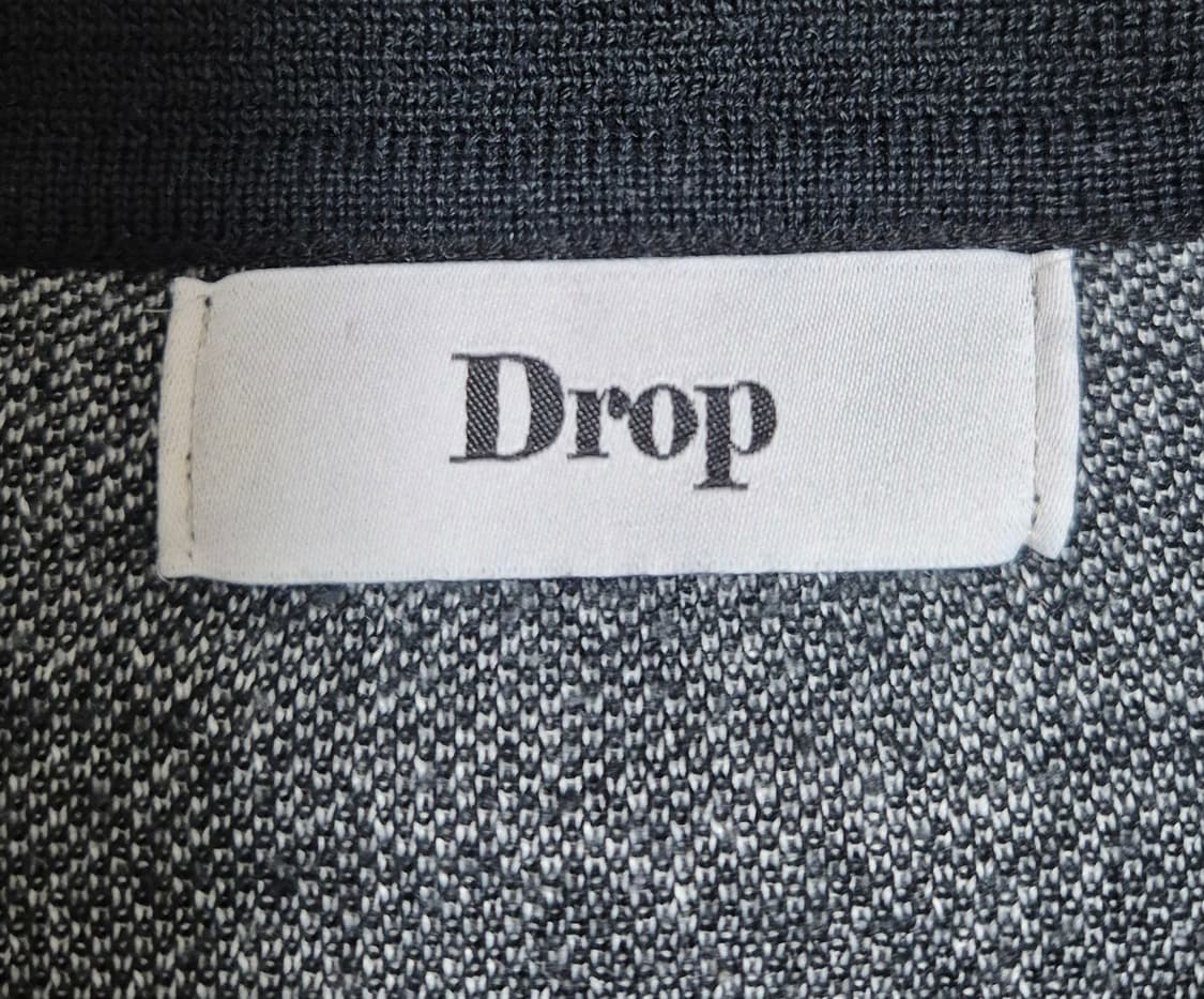 Vintage 투웨이 반팔 니트집업 상품이미지2