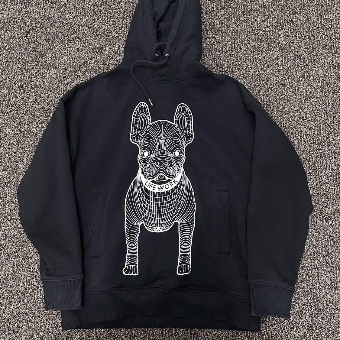 라이프워크 후드티셔츠 블랙 M 상품이미지1