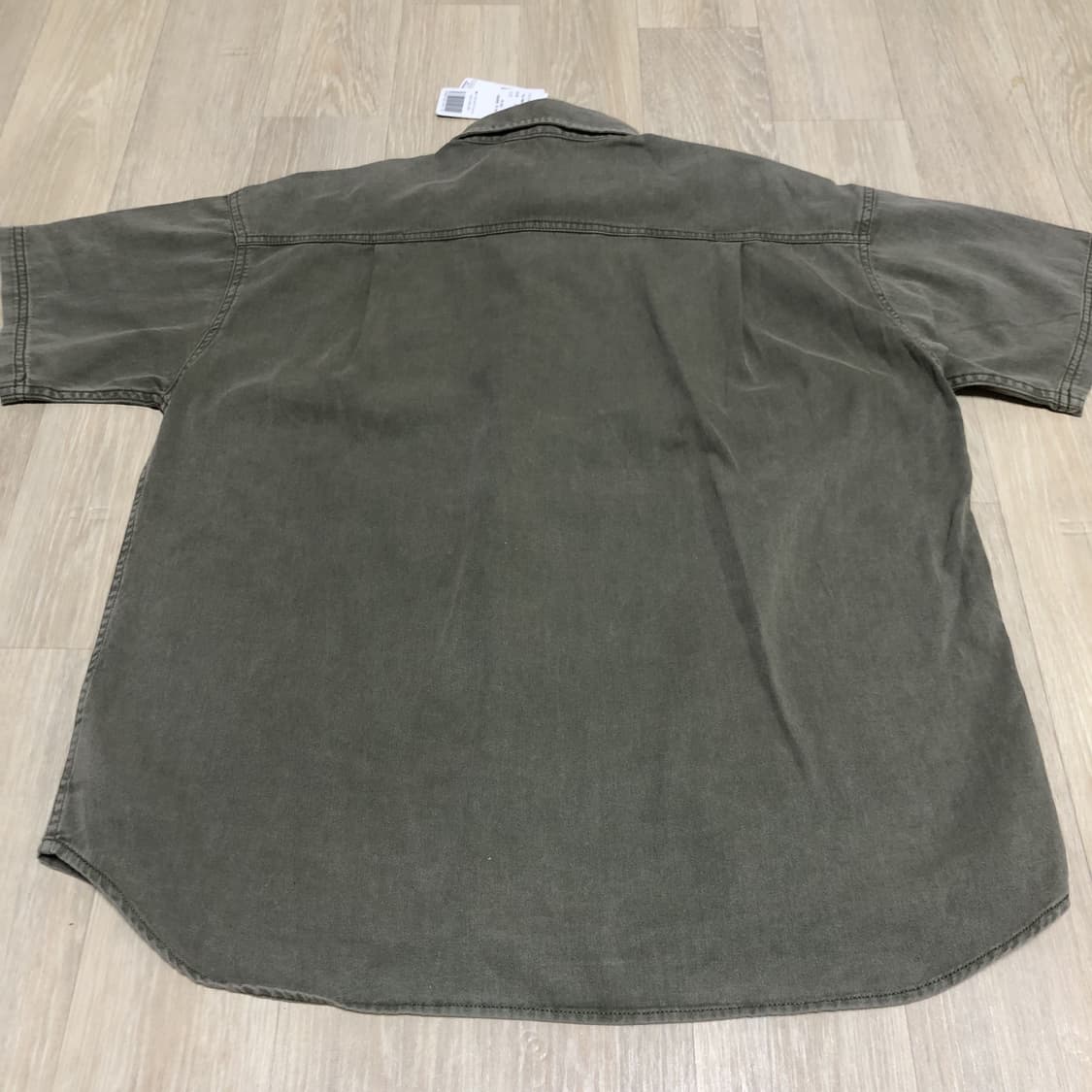 (우먼스 S) 새상품 X-GIRL 엑스걸 페이스 피그먼트 다잉 셔츠 상품이미지9