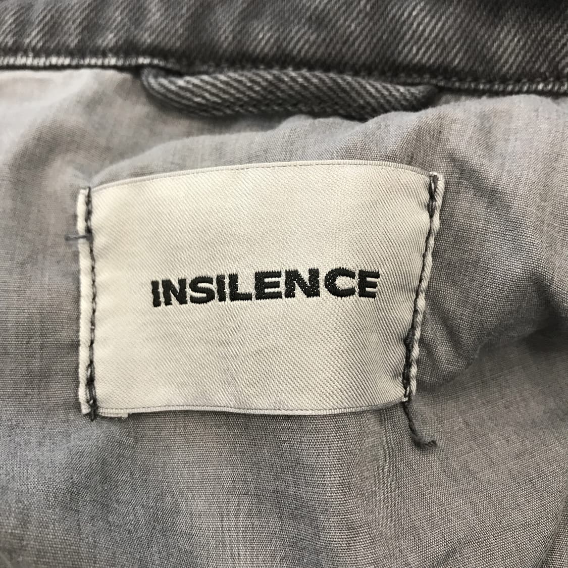 인사일런스 가먼트다잉 박시 데님자켓 [M] 상품이미지4