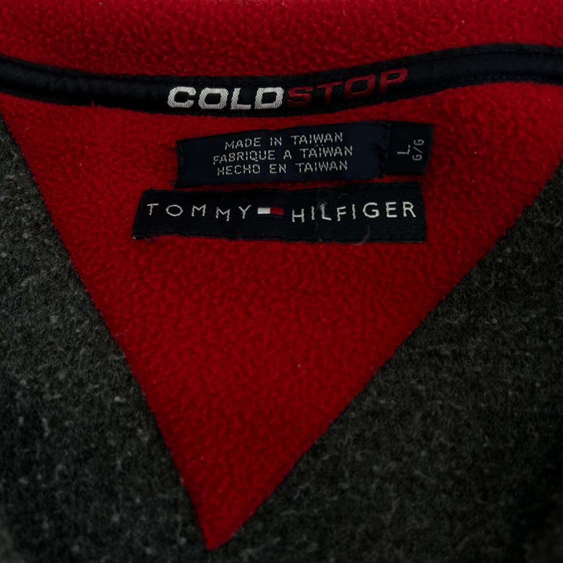 Tommy Hilfiger 타미힐피거 반집업 차콜 후리스  상품이미지6