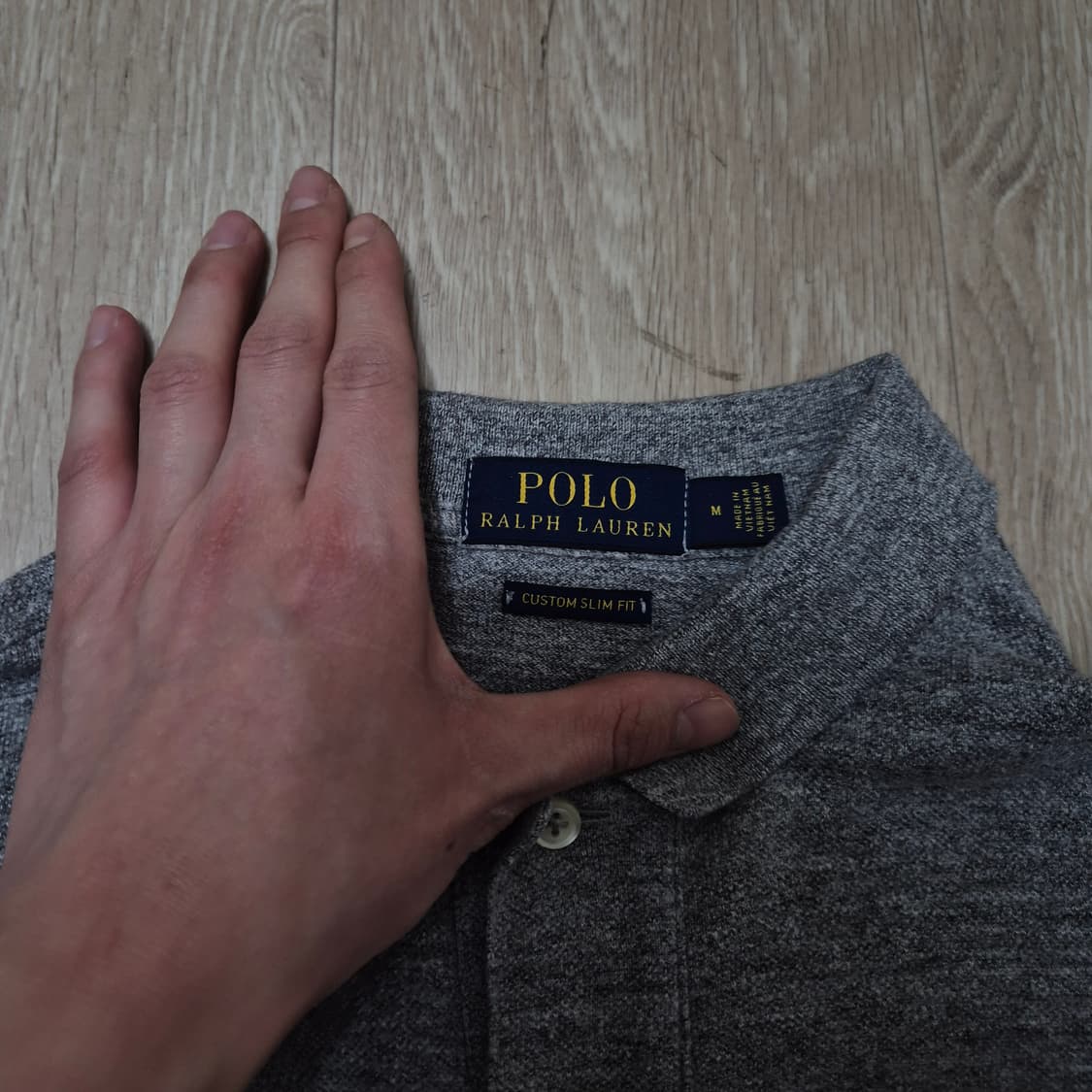 폴로 랄프로렌 스몰포니 커스텀 슬림핏 반팔 카라티 M(95) 상품이미지5