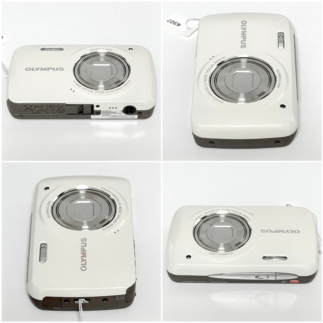 올림푸스 VH-210 화이트 아이보리 빈티지디카 상품이미지6