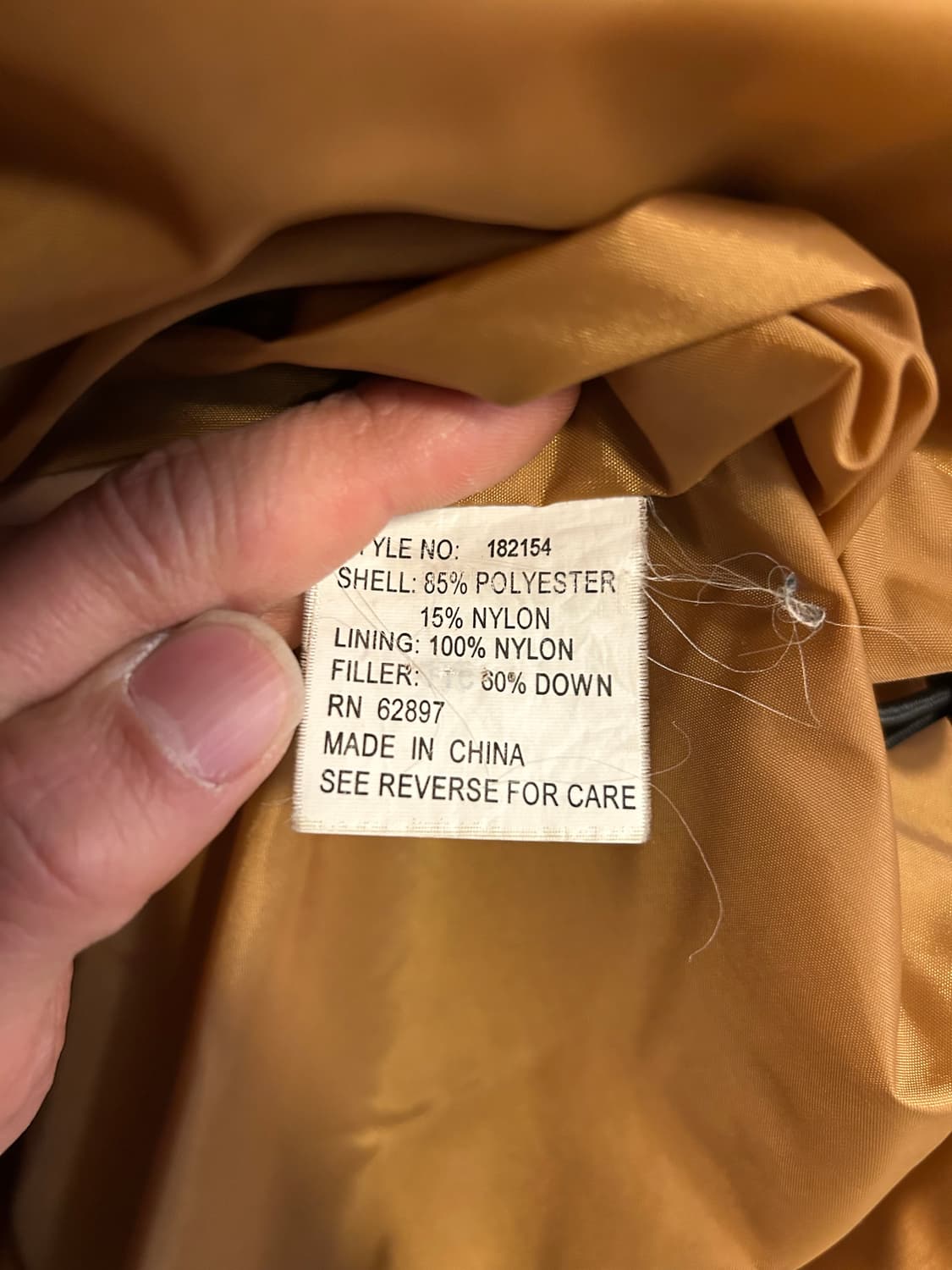 90s 퍼스트다운 버튼카라 클래식 다운 자켓 상품이미지4