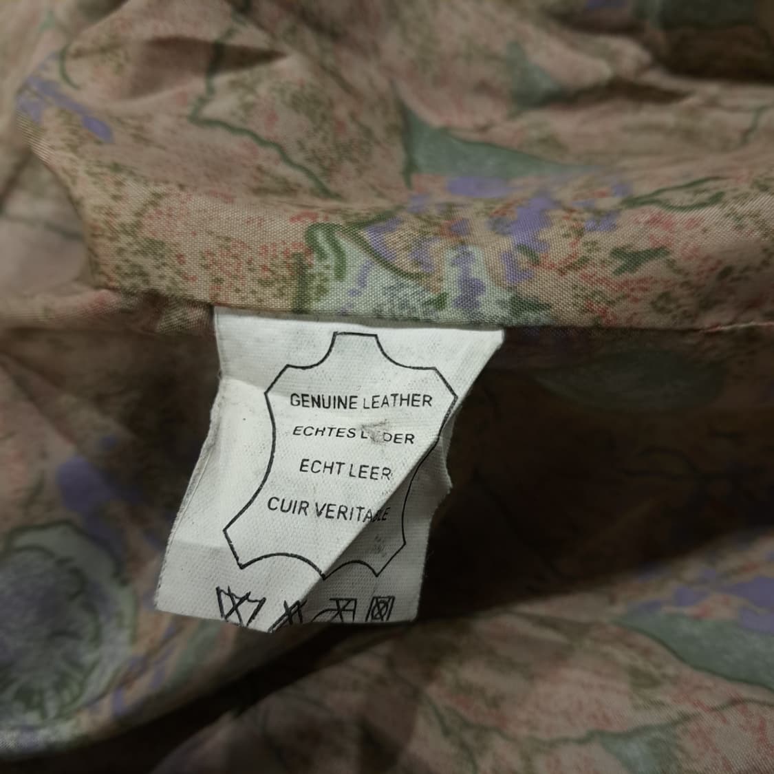 CL331 3XL 그린필드 80s 유럽판 가죽 자수 자켓 아우터 상품이미지5