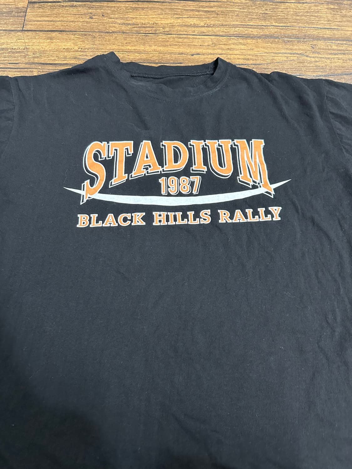 STADIUM 1987 블랙 반팔 빈티지티셔츠XL 상품이미지2