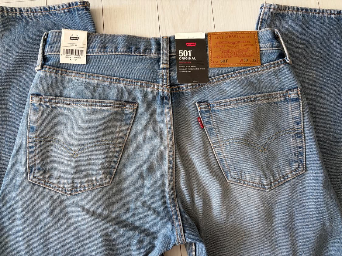 리바이스 프리미엄 501 데님 팬츠 새상품 상품이미지2