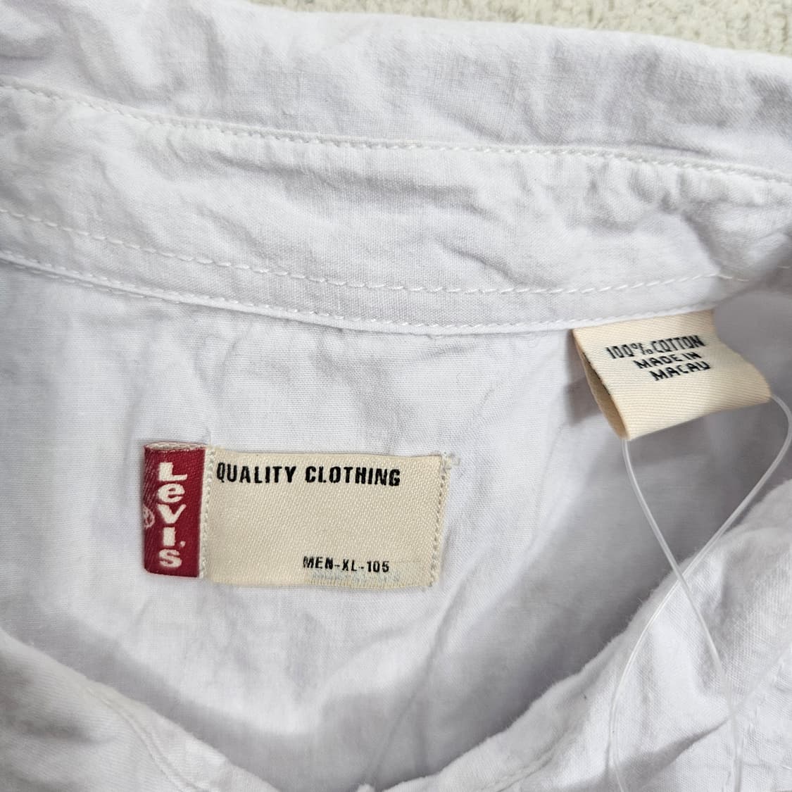 리바이스 웨스턴 셔츠 XL 화이트 새상품 상품이미지7