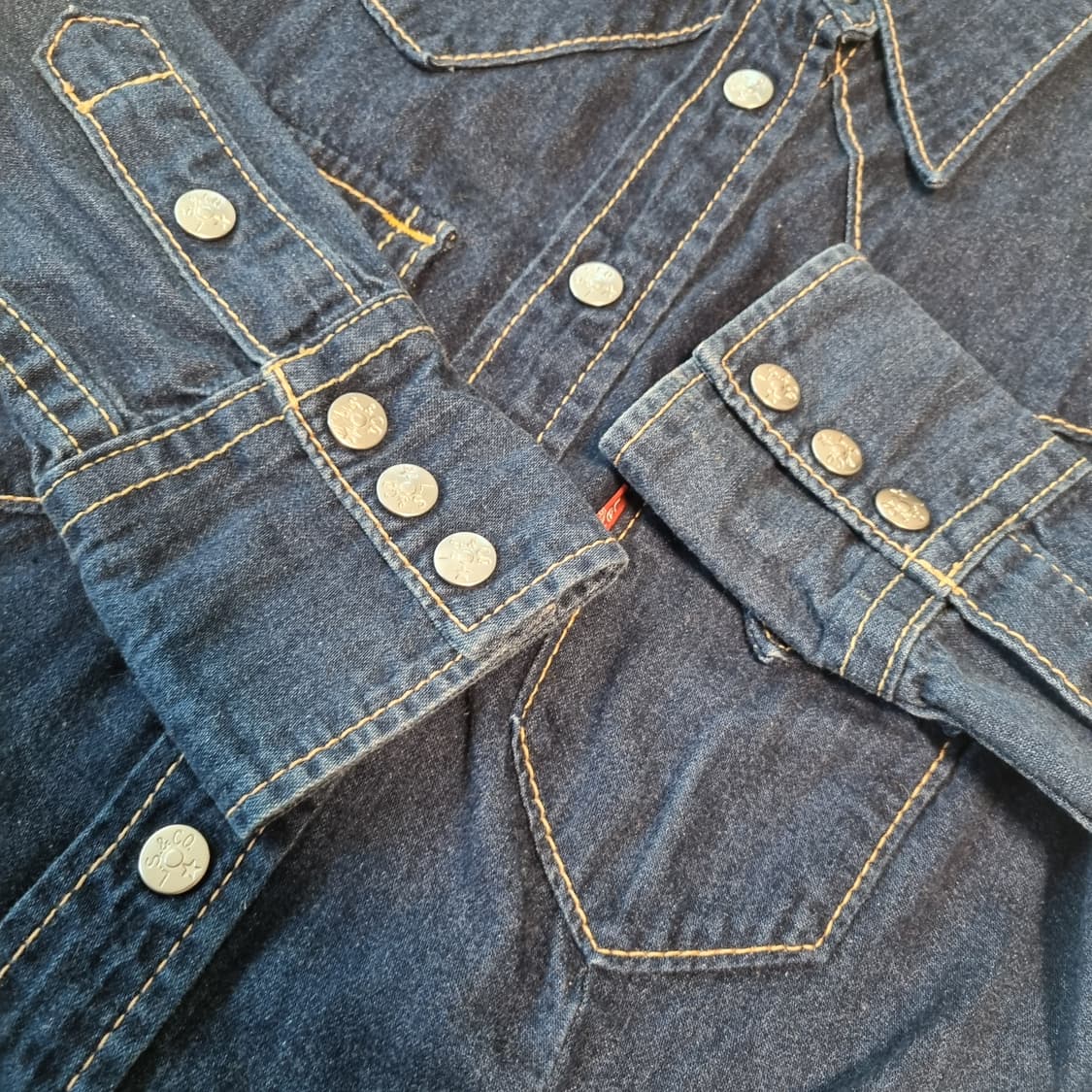 리바이스 여성 데님 웨스턴 셔츠 상품이미지6