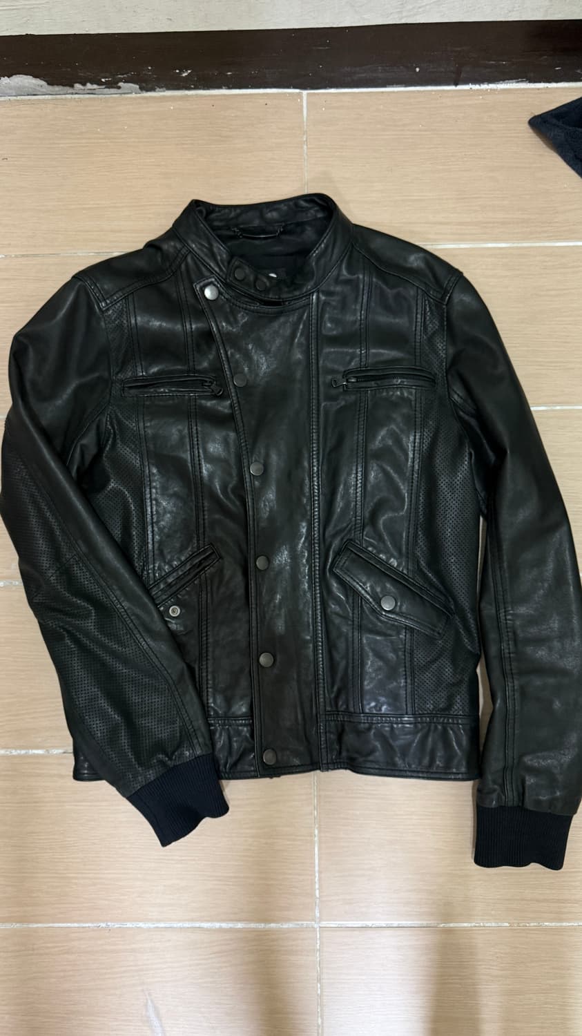 00‘s D&G 워싱 비대칭 라이더 자켓 50 상품이미지1