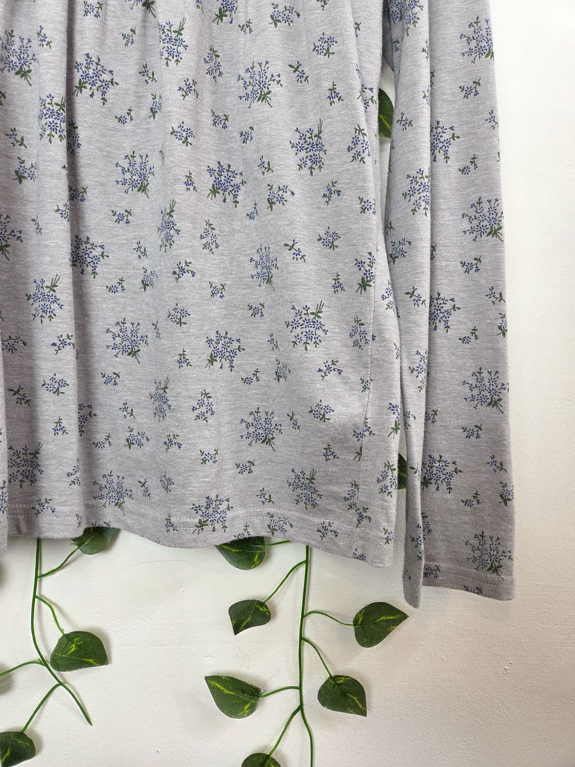 잔꽃 모리 스퀘어넥 슬리브 상품이미지3