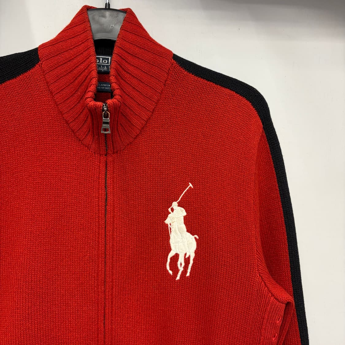 폴로 랄프로렌 빅 포니 스위스 투웨이 니트 집업 자켓 L 상품이미지2