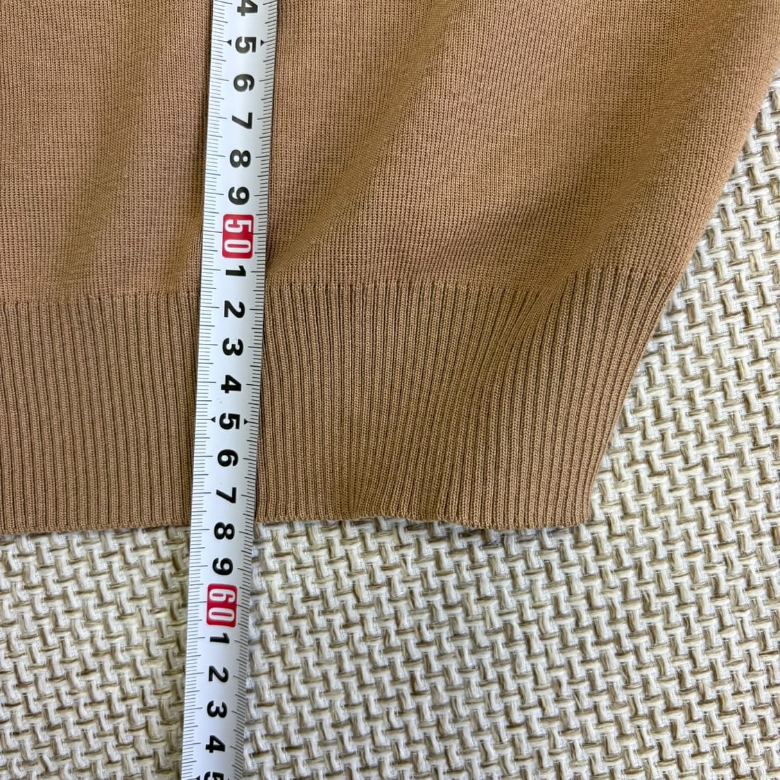 실측확인 여성 배색 카라 니트 0428J 상품이미지6