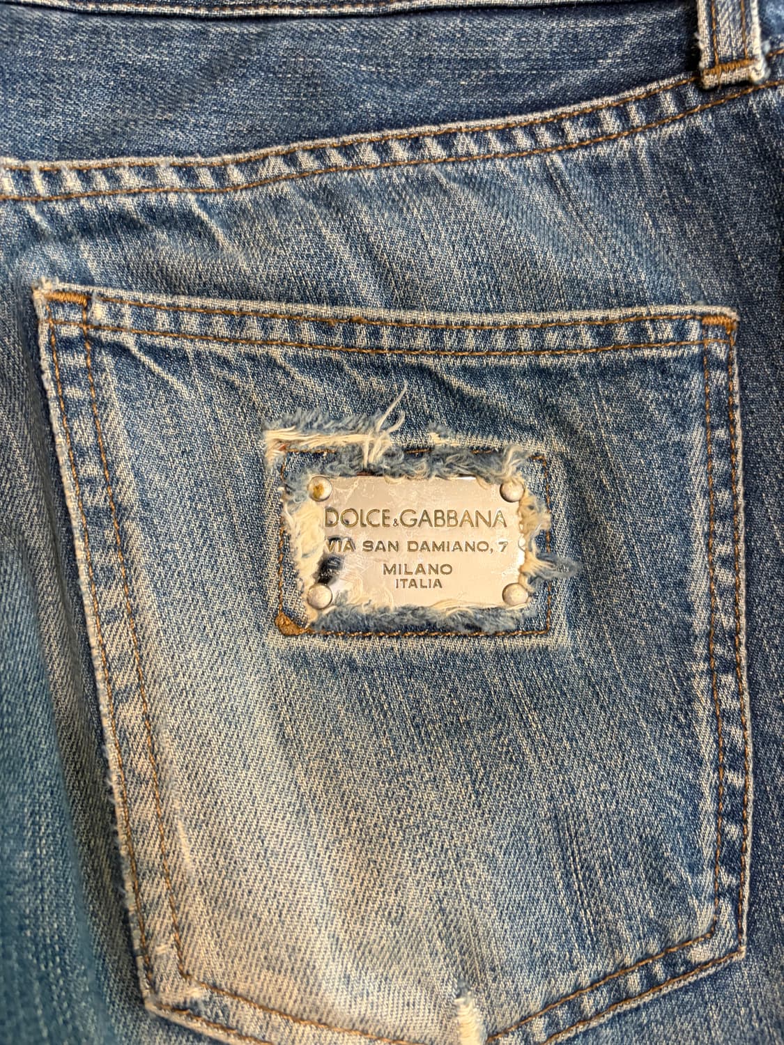 Dolce & Gabbana 워싱 데님 팬츠  상품이미지7