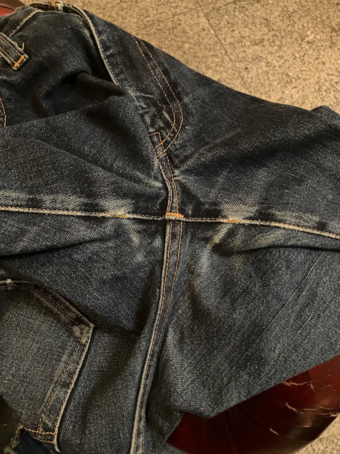 90s USA 빈티지 발렌시아 리바이스 551zxx 501 데님 팬츠 상품이미지7