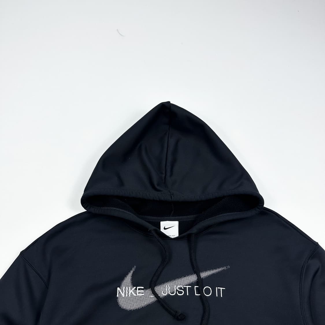 나이키 저스트 두잇 써마핏 블랙 크롭 후드티 (M 여성추천) 상품이미지1