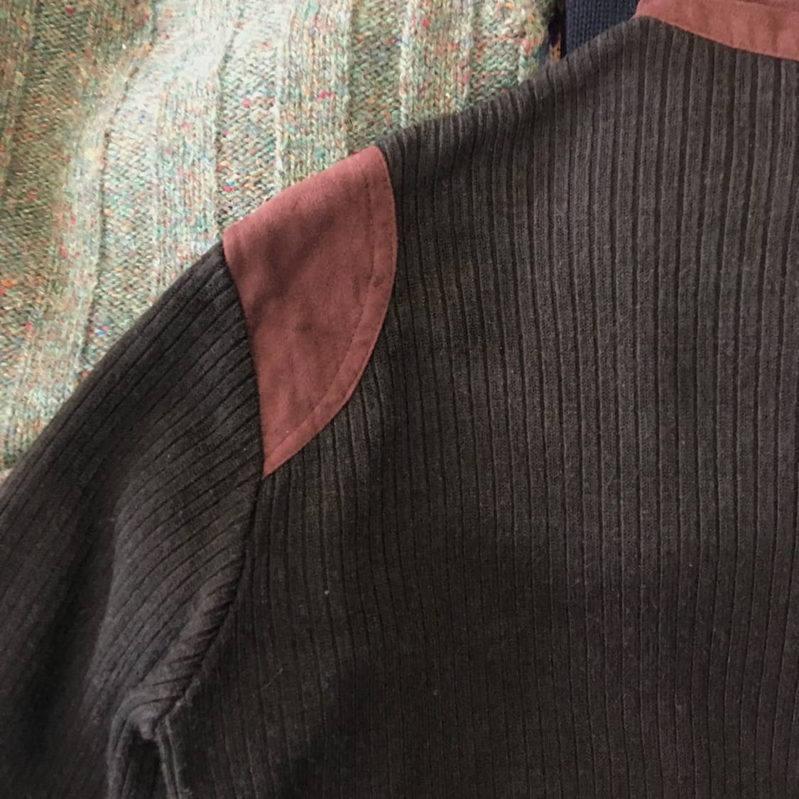 캘빈 클라인 넥 후크 니트 집업 자켓 상품이미지6