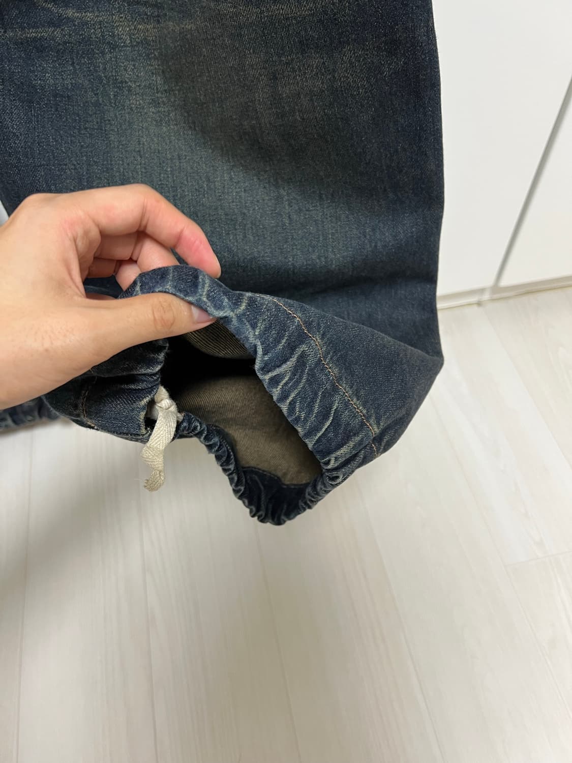 미하라야스히로 와이드 데님팬츠 진 44 인디고 상품이미지4