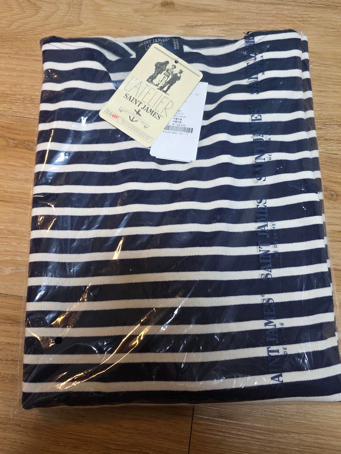 새제품 T7size 택포8만)세인트제임스 길도 긴팔 마린/에크루 상품이미지1