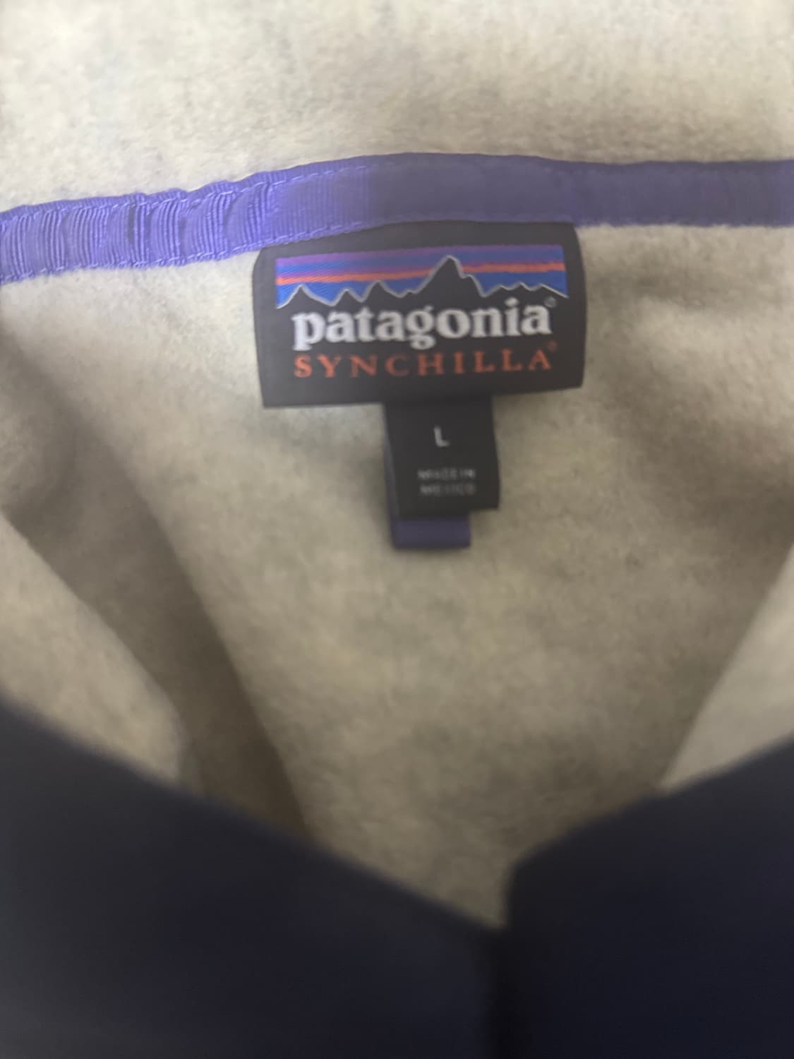파타고니아 신칠라 헤비웨이트 오트밀 라지 L 상품이미지6