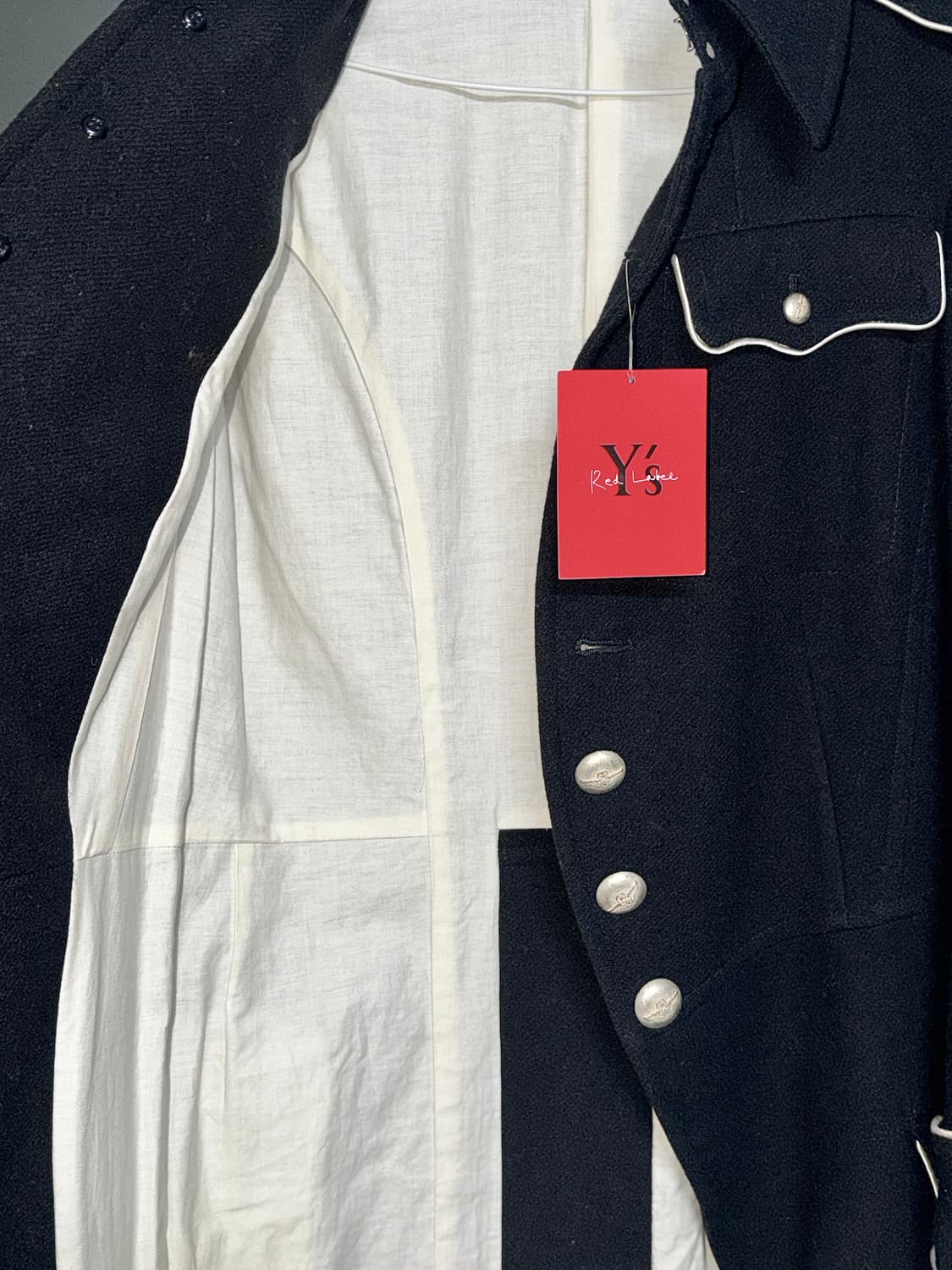 06AW 요지 야마모토 밀리터리 울 코트 상품이미지5