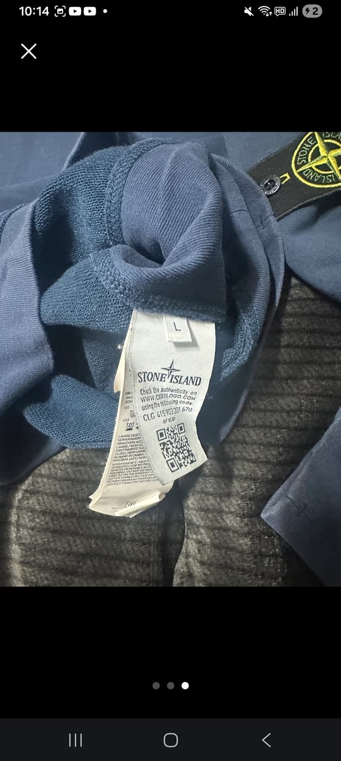 스톤아일랜드 맨투맨 L 블루 상품이미지3