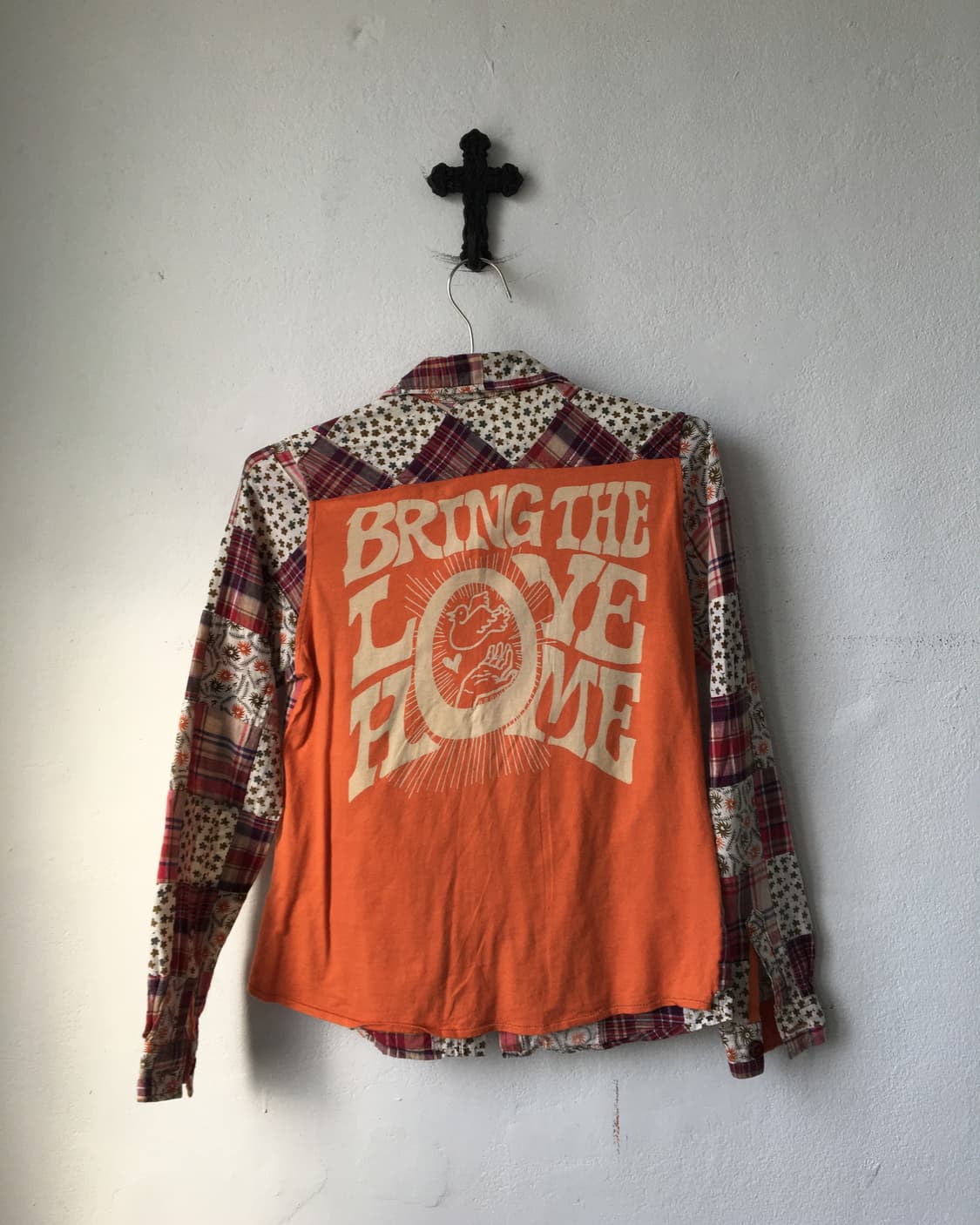 patch work shirt 상품이미지3
