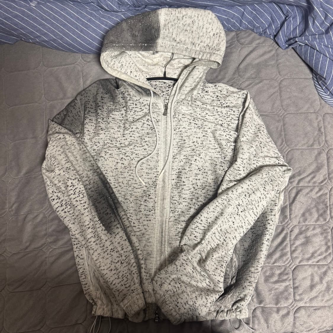 [M] Xlim Ep.07 hoodie zip up 후드 집업 그레이 상품이미지1