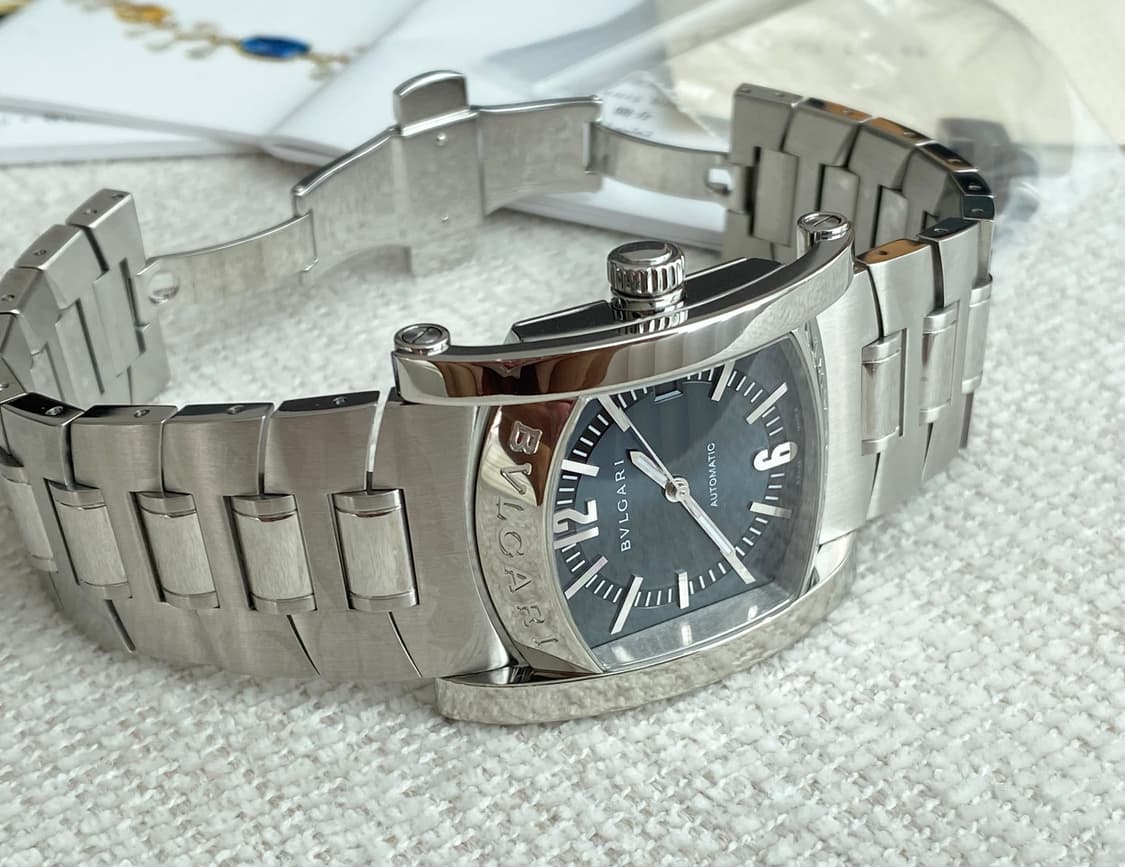 불가리 아시오마 AA44S 44mm 남성용 오토메틱 스틸 상품이미지5