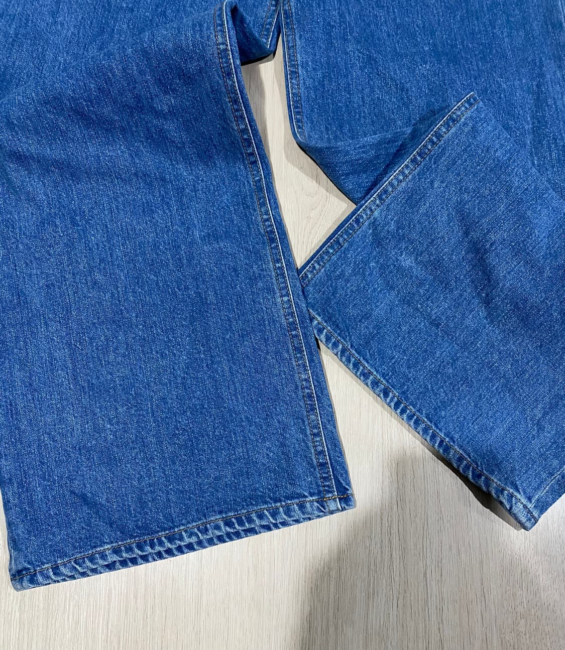 STU 우먼 플레어드 데님 팬츠 (L) 상품이미지2