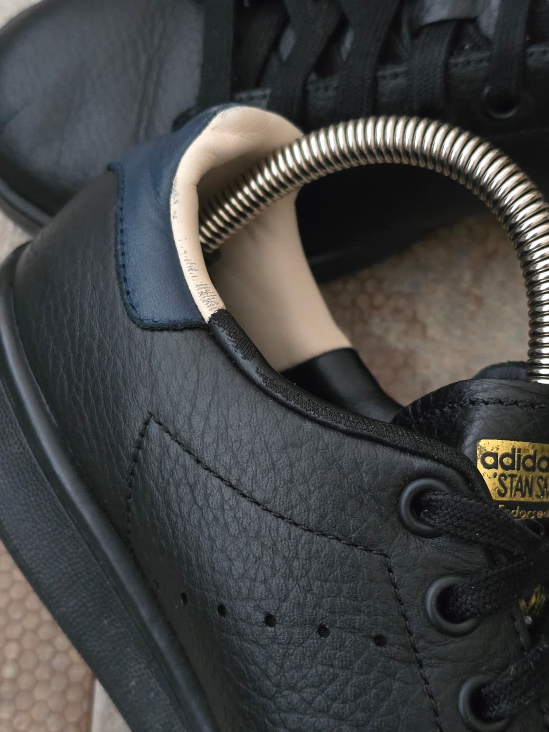 (255)아디다스 스탠스미스 블랙 네이비  상품이미지5