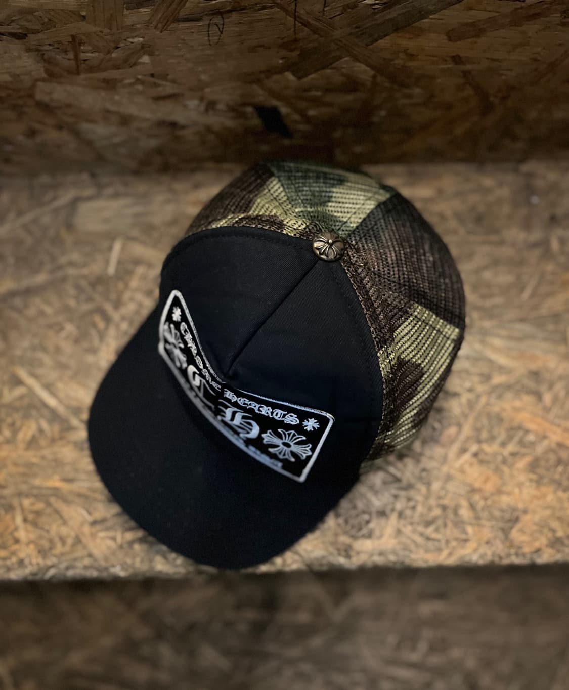 00~10s Chrome Hearts 크롬하츠 ch로고 카모 메쉬캡 상품이미지2