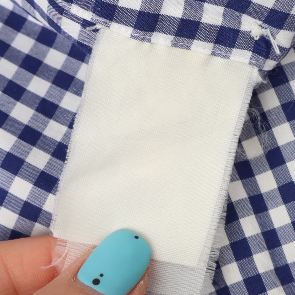 폴로 랄프로렌 블루 깅엄체크 커스텀핏 셔츠 상품이미지9