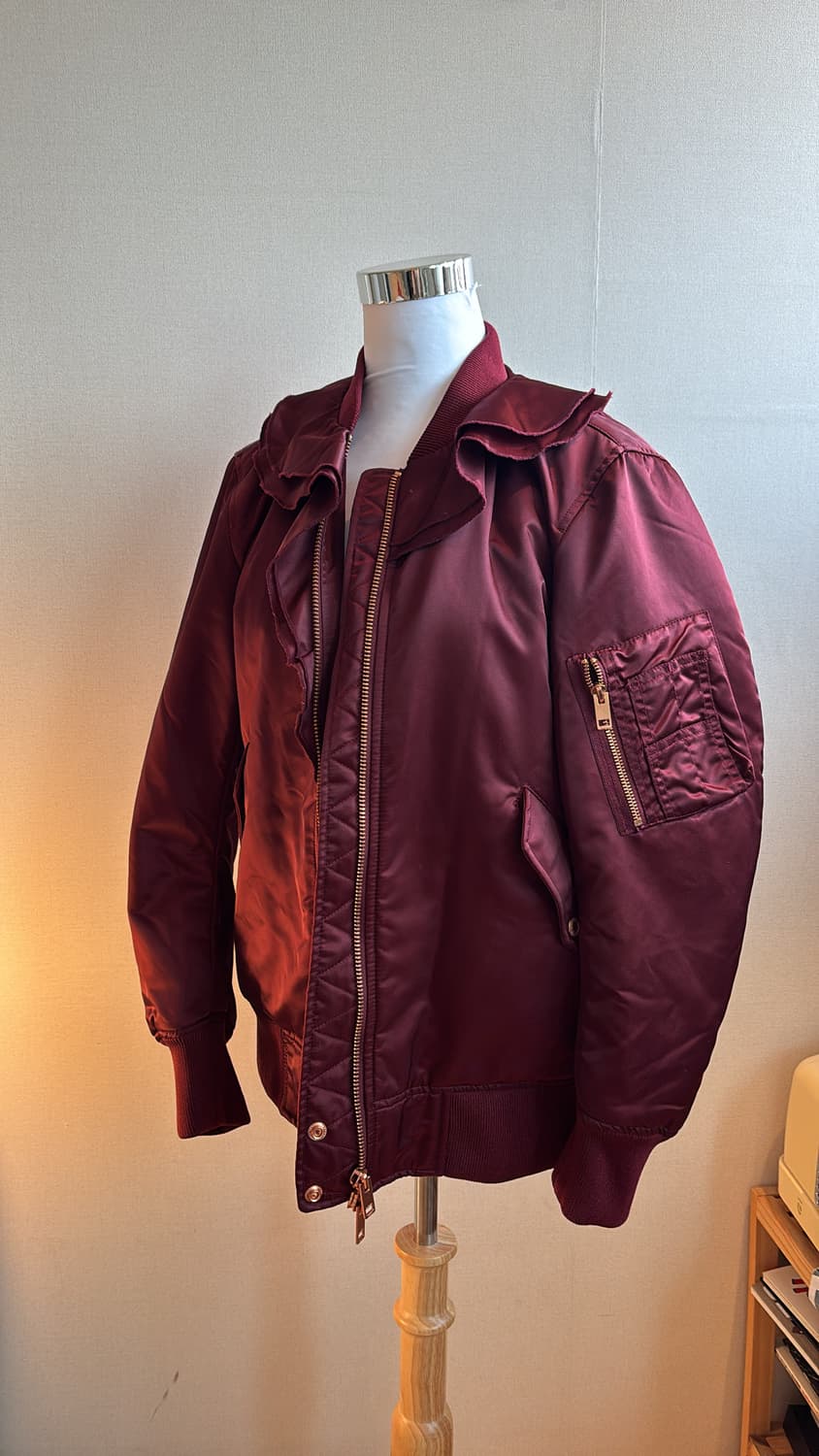 Ruffle Neck Bomber 상품이미지2