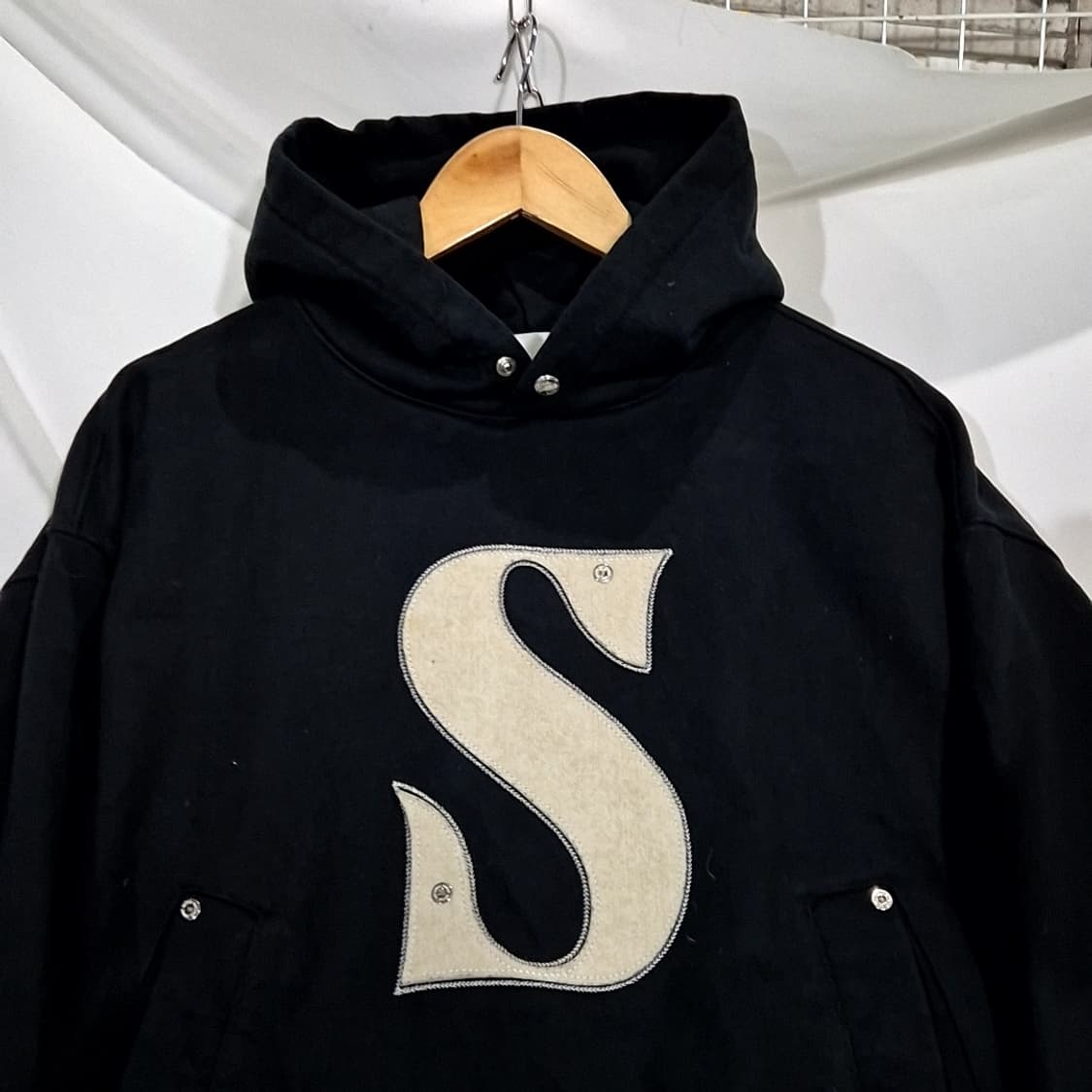 세터 빅S로고 후드티 상품이미지2