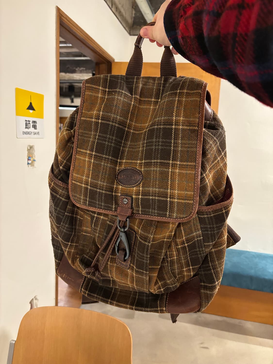 fossil 파슬 체크백팩 상품이미지9