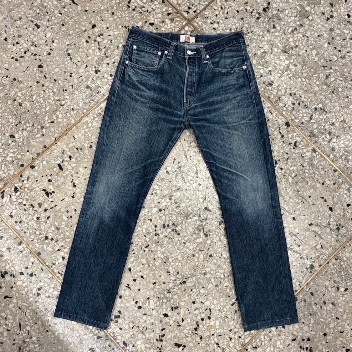 levi's 리바이스 501 포켓 스트레이트 워싱 진 상품이미지6