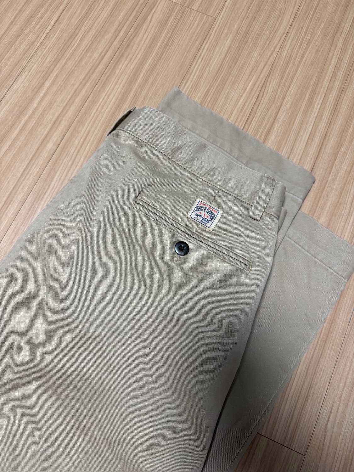 폴로 휘트먼 투플리츠 릴렉스핏 치노팬츠33/32 상품이미지3