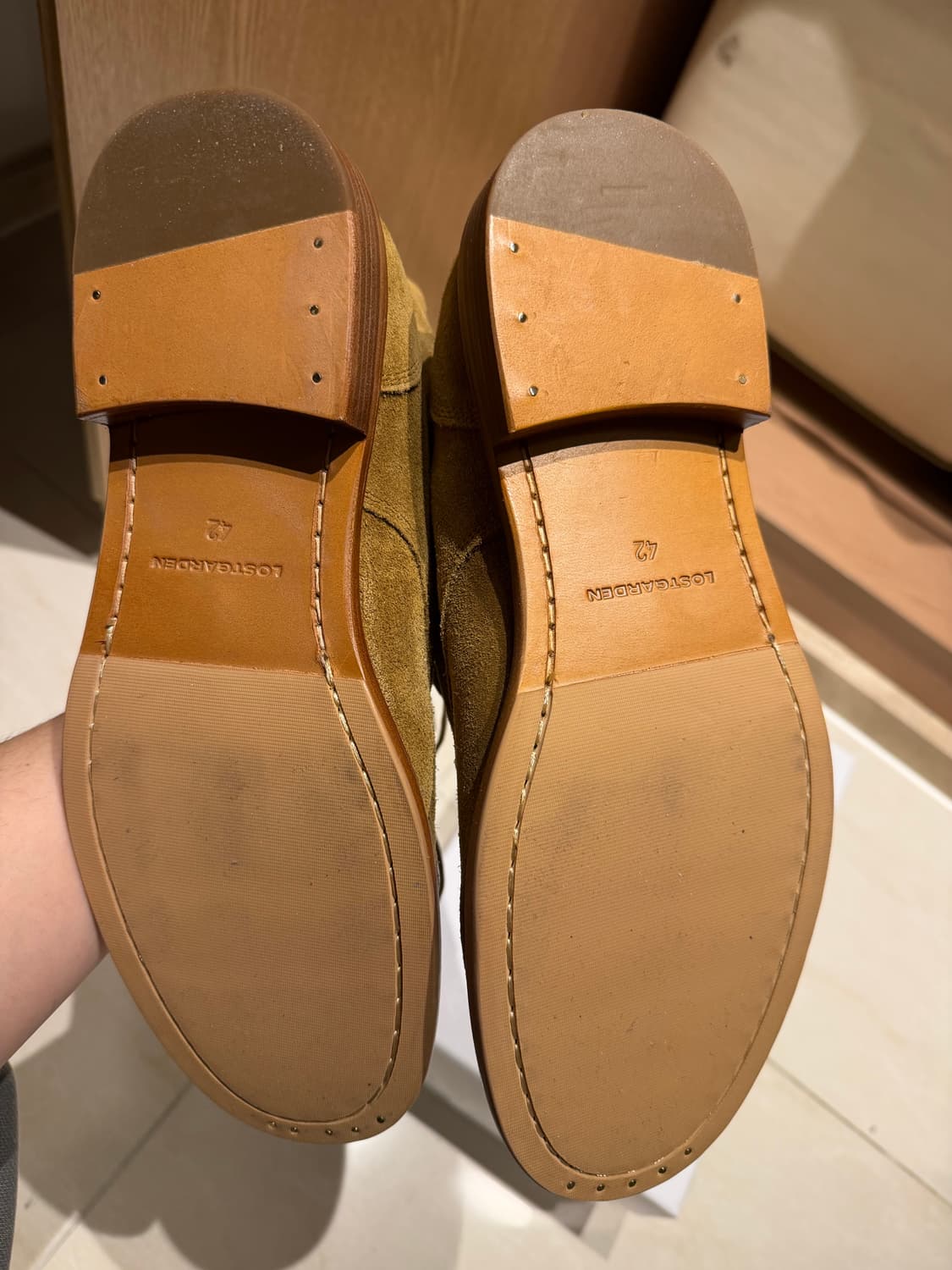 [42]로스트가든 유니폼 필드부츠 베이지 상품이미지2