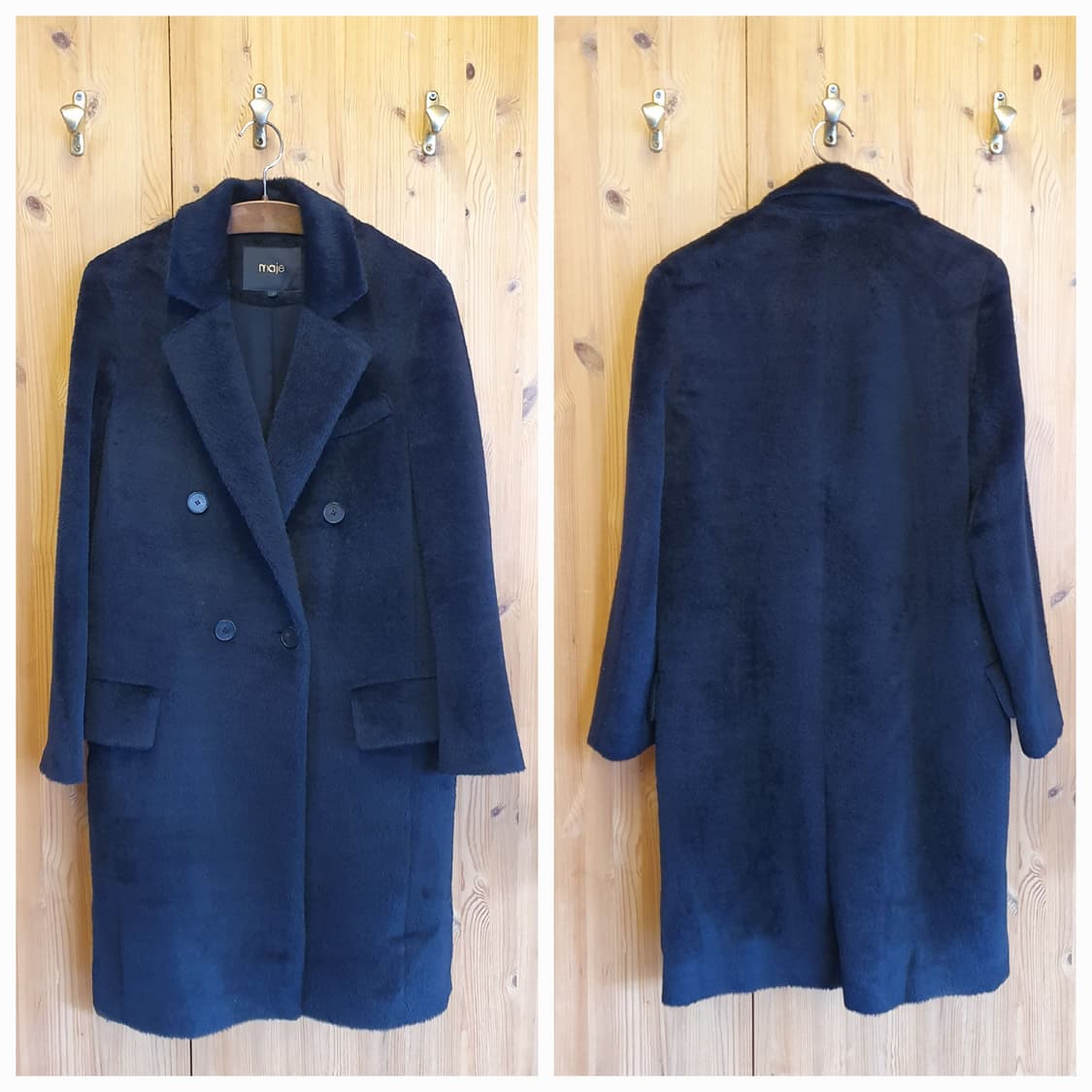 55.마쥬 알파카 블랙코트 상품이미지2