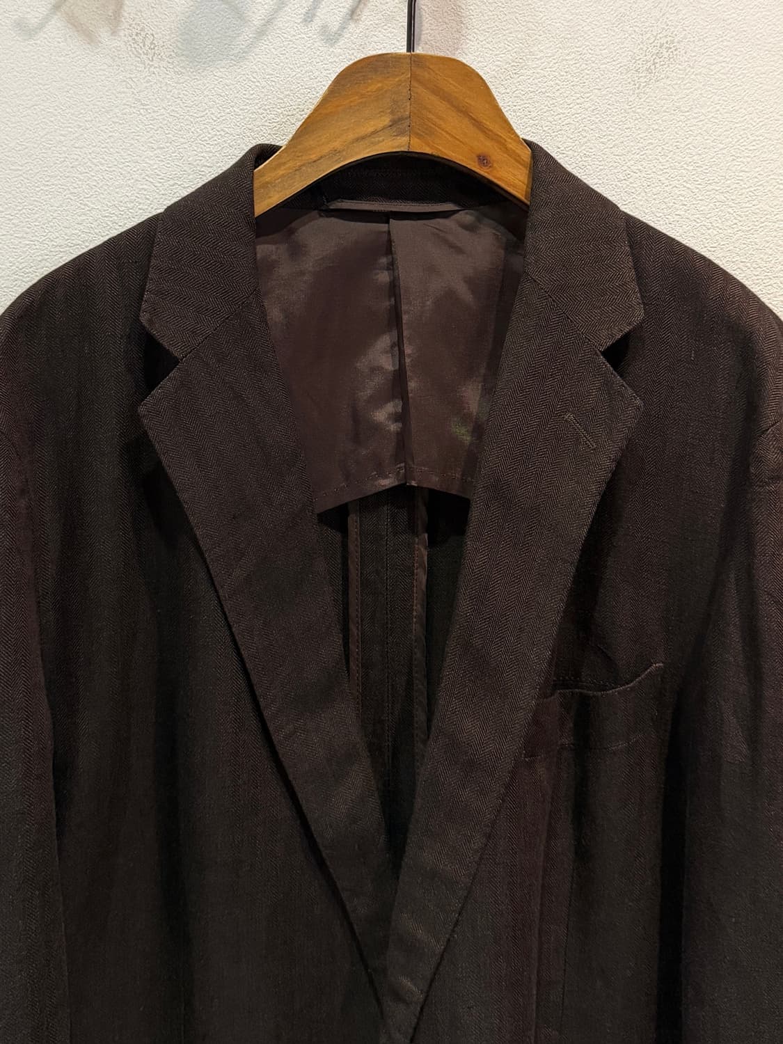 UNITED ARROWS Linen Brown Jacket 상품이미지3